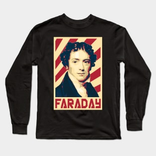 Michael Faraday Retro Long Sleeve T-Shirt